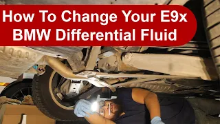 How To Change Your BMW E90/E91/E92/E93  328i (xDrive) Differential Fluid (front and rear)