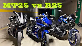 MT25 VS R25 ROLLİNG / GAZLAMA /YARIŞTIK