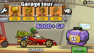 4000+ GP Garage Tour 😎 Team Chest and Event Rewards 😱 Hill Climb Racing 2