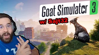 FELROBBANTOM a BENZINKUTAT Kecskeként ! 😂 | Goat Simulator 3 w/ Sajt32
