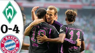 Bayern Munich Vs Werder Harry Kane Debut Goal💥 0-4 | All Goals & Extended Highlights|Bundesliga 2023