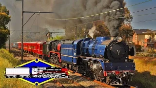 Australian Double Headed Steam Trains - Taste Of The Goulburn Festival