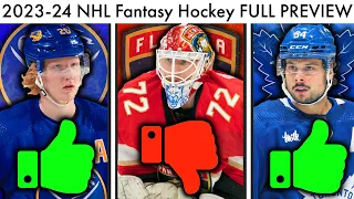 NHL Fantasy Hockey Tips 2023-24 (Sleepers, Busts, Draft Rankings, Preview & MORE/NHL Trade Rumors)