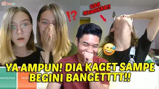 Aku Prank Dia Pake  Bahasa dan Instagram Sampe Histeris !! - Ome.TV Internasional