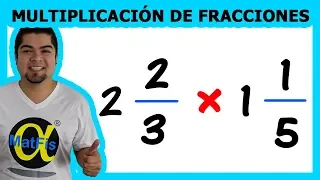 Multiplicación de 2 fracciones mixtas video 1 | Alfa MatFis