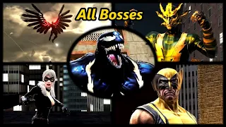 Spider-Man: Web of Shadows - All Bosses (Good Choices)