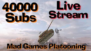 WOT Blitz LIVE - Let's Hit 40 000 SUBS || WoT Blitz Mad Games