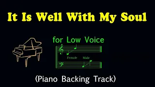 It Is Well With My Soul - Horatio G. Spafford (Piano Backing Track with Lyrics)