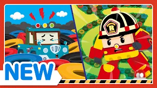 Mission Rescue Team│Let's Solve the Maze with the Rescue Team│POLI Game│2D Game│Robocar POLI TV