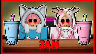 ATUN & MOMON KERJA DI TOKO BOBA DI JAM 3 MALAM DAN INI YANG TERJADI !! Feat @sapipurba Roblox