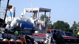 Wright County Fair 2019, Combine pre-derby sneak