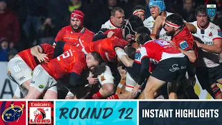 Munster vs Emirates Lions | Instant Highlights | Round 12 | URC 2022/23