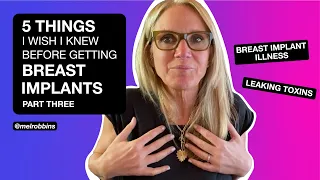 5 Things I wish I knew BEFORE getting breast implants | Part 3