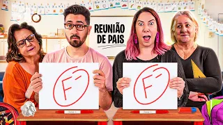 LEVAMOS NOSSAS MÃES NA ESCOLA PORQUE FICAMOS DE RECUPERAÇÃO | Gabriel e Shirley 2.0