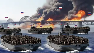 5分前！ クリミア海に到着したばかり、ロシアのワグナー船11隻がウクライナに撃沈された