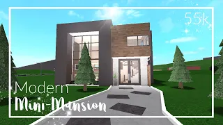 Modern Mini-Mansion || 55k || Bloxburg House Builds