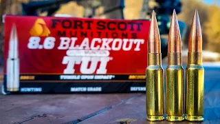 Fort Scott 8.6 Blackout - 100 Yard Group Test [With OWR Armament]