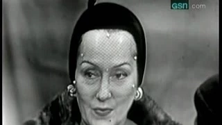 What's My Line? - Bennett Cerf's first show! - Gloria Swanson (Oct 15, 1950)