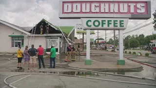 Man charged with arson in Louisville Krispy Kreme fire