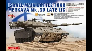 MENG : Israel MBT Merkava Mk.3D Late LIC : 1/35 Scale Model : In Box Review