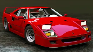 Ferrari F40 Mod For BeamNG! Is It Any Good?