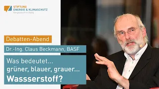 Was bedeutet grüner, blauer, grauer...Wasserstoff? | Debatten-Abend | Stiftung Energie & Klimaschutz