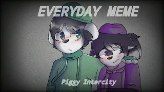 Everyday AMV/MEME (Piggy InterCity) Roblox (LAZY) /Flipaclip/ Tweening TEST