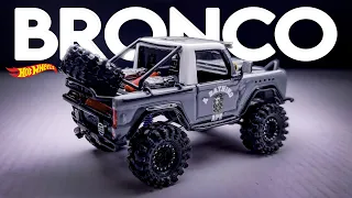 Ford Bronco Offroad with working suspension  and steering Hotwheels Custom inpired from John Link