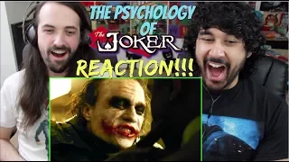 The PSYCHOLOGY of THE JOKER 'The Dark Knight’ - REACTION!!!