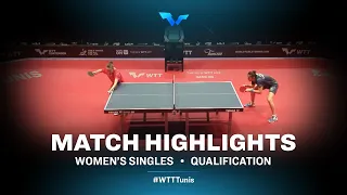 Migot Marie vs Gauthier Lucie | WTT Contender Tunis | MS | Qual