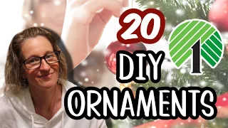 20 DIY Ornaments YOU will LOVE!