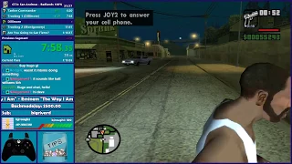 GTA San Andreas 100% Speedrun Practice San Fierro - Hugo_One Twitch Stream - 11/28/2017