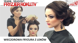 Wieczorowа fryzura z loków. FryzjerRoku.tv