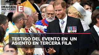 Príncipe Harry asiste a la coronación de su padre, el rey Carlos III, sin Meghan