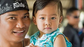 Tony Jaa with Wife and Daughter Lifestyle Exercise Everywhere