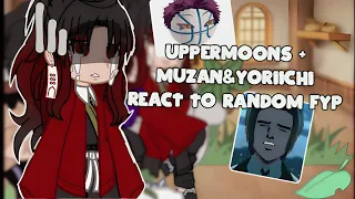 Uppermoons + Muzan&Yoriichi React to Random fyp //Demonslayer // [2/3] // Funny // Tiktokfyp//