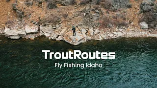 Winter Fly Fishing Idaho using TroutRoutes