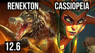 RENEKTON vs CASSIO (TOP) | 11/1/7, 400+ games, Godlike | KR Master | 12.6