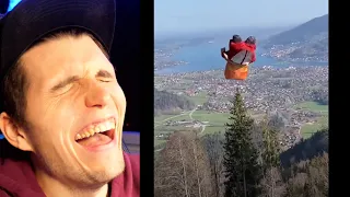 Paluten REAGIERT auf Mini Paluten fliegt durch die Luft (er stolpert)...