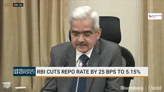 Real GDP growth for FY20 revised downwards to 6.1%: RBI Governor