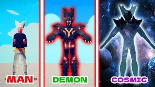 EVOLUTION OF COSMIC GAROU ( ONE PUNCH MAN ANIME ) | TABS - Totally Accurate Battle Simulator