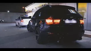 BMW X5M Vs ML63 Moscow Street Racing