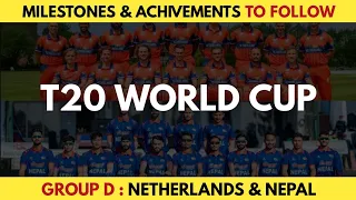 Milestones & Achivements Chart | T20 World Cup 2024 | Group D | Daily Cricket