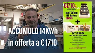 BATTERIA FOTOVOLTAICO 14KWh a €1710