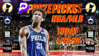 (4-0 RUN 🔥) NBA PRIZEPICKS TODAY | 5 BEST PROP PICKS |SUNDAY| 04/28/2024 | BEST PROPS|NBA PLAYOFFS