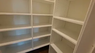 California closets custom pantry and bedroom closet system designed and  installed