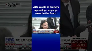 AOC hopes Trump supporters coming to Bronx rally pay ‘hefty congestion tax’ #shorts