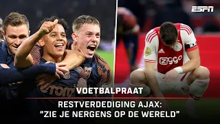 Restverdediging Ajax GEKRAAKT: "Dat zie je nergens op de wereld" | Voetbalpraat