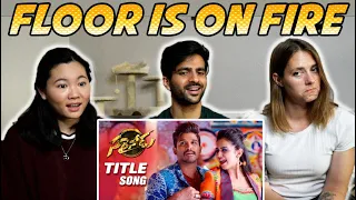 SARRAINODU Full Video Song Reaction || "Sarrainodu" || Allu Arjun, Rakul Preet || Telugu Songs 2016