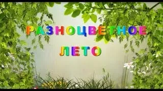 Детское слайд шоу "Разноцветное лето"